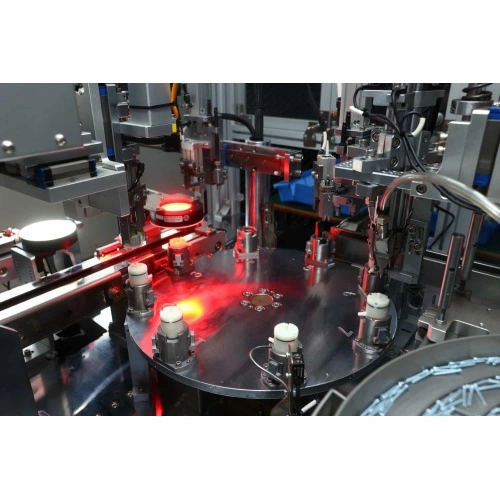 Multi-Station Rotary Assembly & In-Line Inspection for Miniature Air Pumps